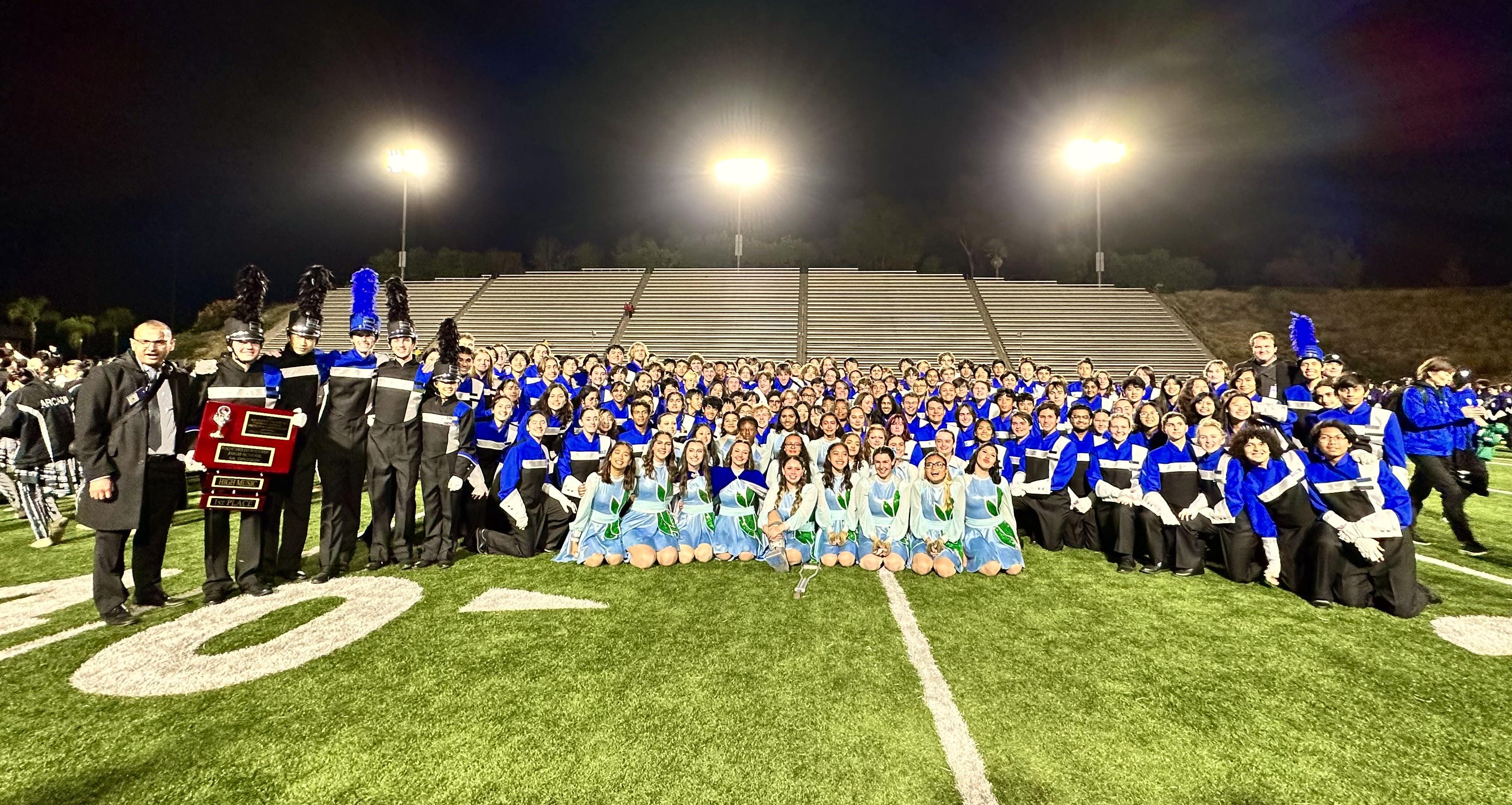 RBHS band 1st place